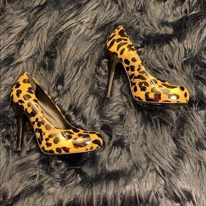 Cheetah print heels